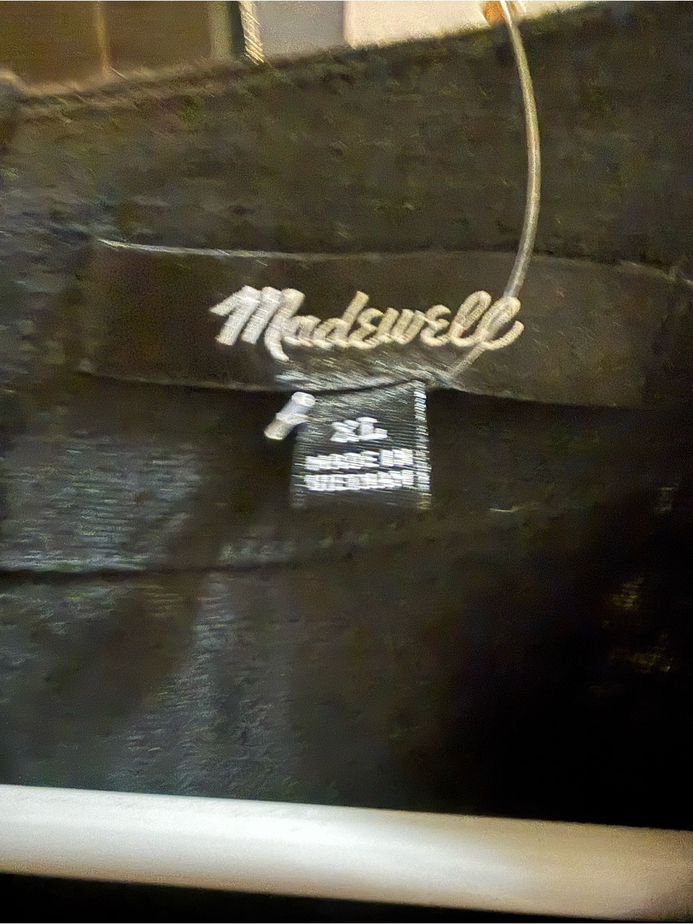 Madewell Black Top with Branded Label